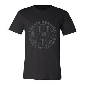 Graphic Tee Beer Bottles & Cans Black T-Shirt Men's 3XL Travis Denning Country